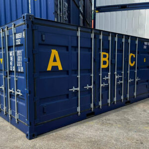 20 -Fuß -Maritime Container "Offene Seite" mit Retentionstank (Tropfschale)